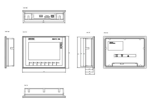 Màn hình cảm ứng HMI 7” Key KTP700 Basic 6AV2123-2GA03-0AX0