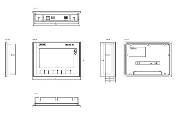Màn hình cảm ứng HMI 7” Key KTP700 Basic 6AV2123-2GB03-0AX0