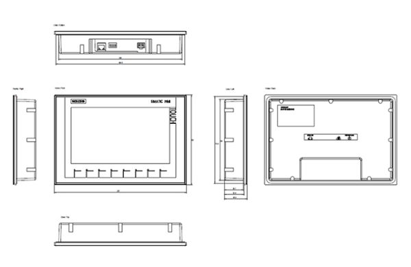 Màn hình cảm ứng HMI 9” Key KTP900 Basic 6AV2123-2JB03-0AX0