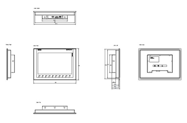 Màn hình cảm ứng HMI 12” Key KTP1200 Basic 6AV2123-2MA03-0AX0