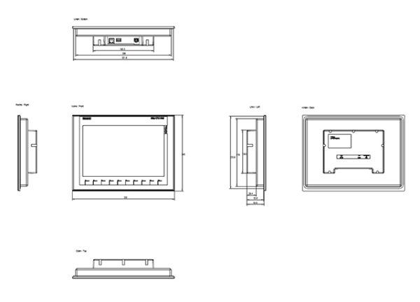 Màn hình cảm ứng HMI 12” Key KTP1200 Basic 6AV2123-2MB03-0AX0