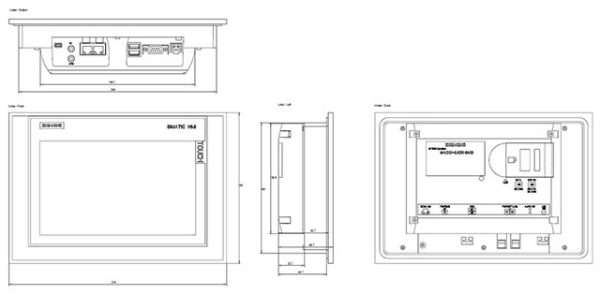 Màn hình cảm ứng HMI 9” TP900 Comfort 6AV2124-0JC01-0AX0