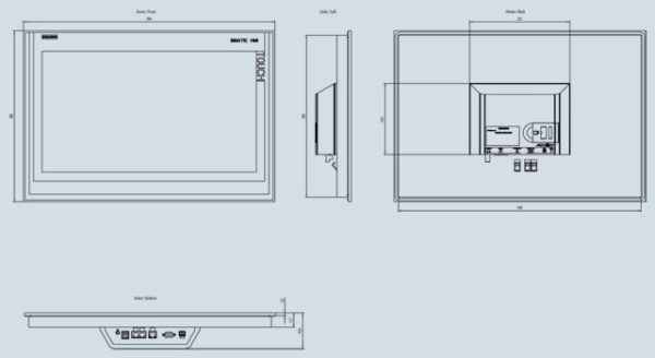 Màn hình cảm ứng HMI 22” TP2200 Comfort 6AV2124-0XC02-0AX1