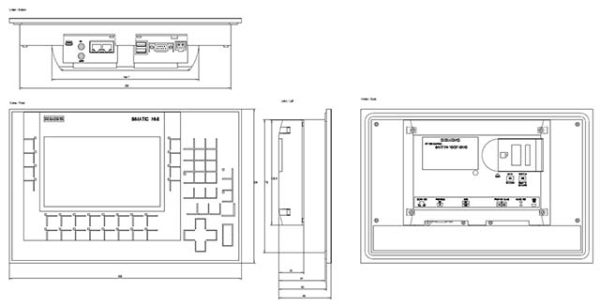 Màn hình HMI 7” + bàn phím KP700 Comfort 6AV2124-1GC01-0AX0