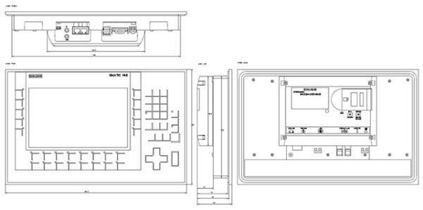 Màn hình HMI 9” + bàn phím KP900 Comfort 6AV2124-1JC01-0AX0