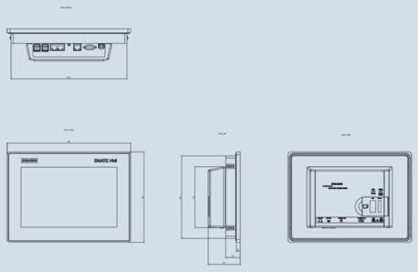 Màn hình cảm ứng 10.1” MTP1000 Unified Comfort 6AV2128-3KB06-0AX0