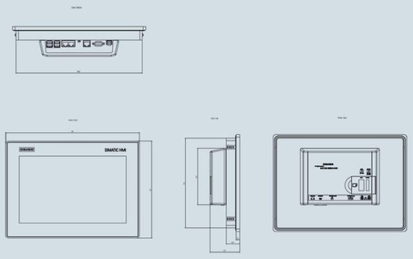 Màn hình cảm ứng 12.1” MTP1200 Unified Comfort 6AV2128-3MB06-0AX0