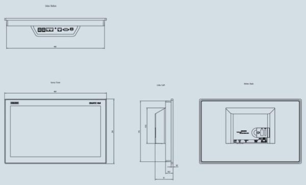 Màn hình cảm ứng 18.5” MTP1900 Unified Comfort 6AV2128-3UB06-0AX0