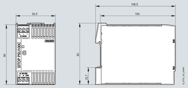 6EP1332-5BA10 SITOP PSU100C 24 V/4 A Stabilized power supply input: 120-230 V AC (DC 110-300 V) output: 24 V DC/4 A 6EP1332-5BA10