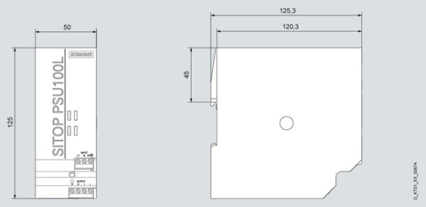 6EP1333-1LB00 SITOP PSU100L 24 V/5 A Stabilized power supply input: 120/230 V AC, output: 24 V DC/5 A 6EP1333-1LB00