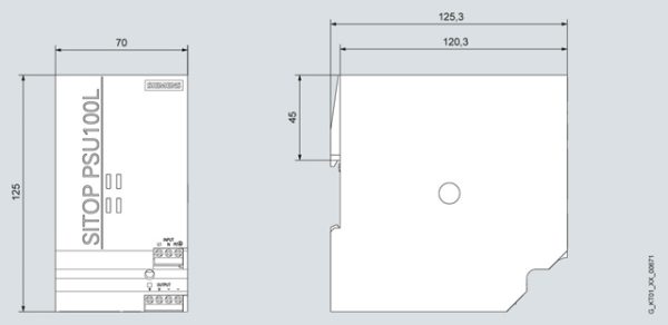 6EP1334-1LB00 SITOP PSU100L 24 V/10 A Stabilized power supply input: 120/230 V AC, output: DC 24 V/10 A 6EP1334-1LB00
