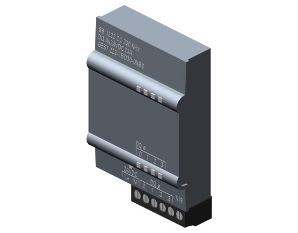 SIMATIC S7-1200, Digital output SB 1222, 4 DQ, 24 V DC 200 kHz 6ES7222-1BD30-0XB0