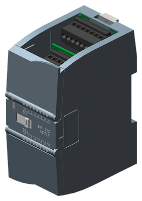 SIMATIC S7-1200, Digital I/O SM 1223, 8 DI AC/8 DO RLY, 8 DI 120/230 V AC, 8 DO relay 2 A 6ES7223-1QH32-0XB0