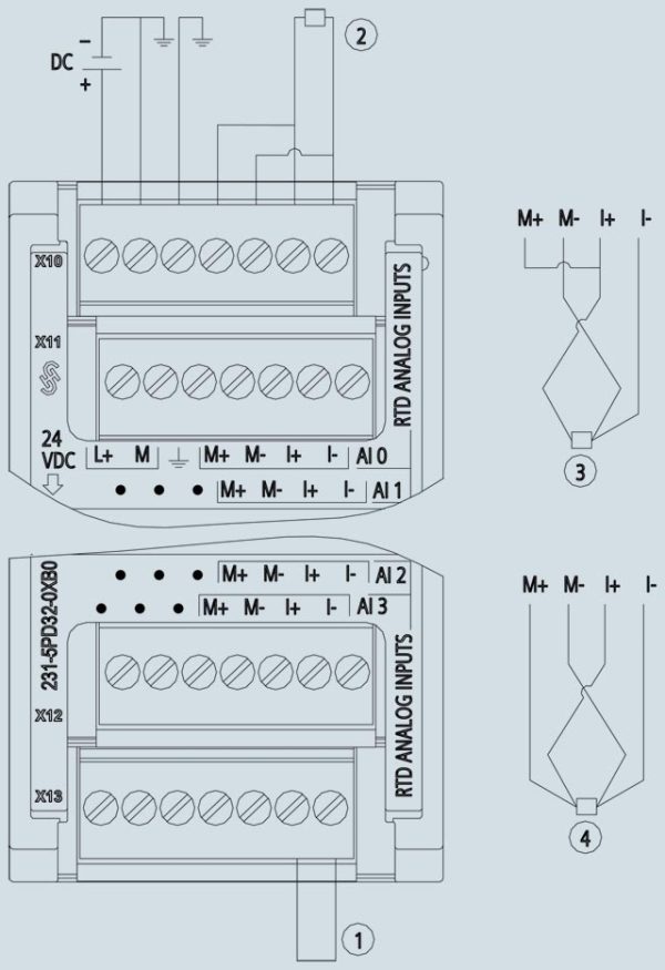 SIMATIC S7-1200, Analog input, SM 1231 RTD, 4xAI RTD module 6ES7231-5PD32-0XB0