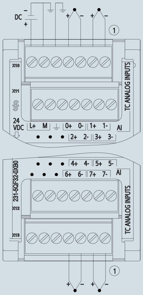 SIMATIC S7-1200, Analog input, SM 1231 TC, 8 AI thermocouples 6ES7231-5QF32-0XB0