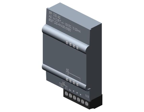 SIMATIC S7-1200, Analog output, SB 1232, 1 AO, +/-10 V DC (12 bit resol.) or 0-20mA (11 bit resol.) 6ES7232-4HA30-0XB0