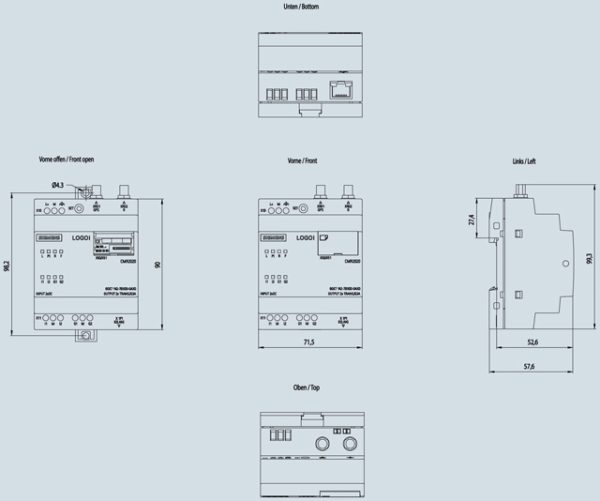 LOGO! CMR2020 communication module, GSM/GPRS 6GK7142-7BX00-0AX0
