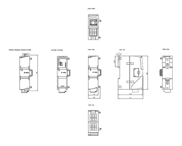 Communications processor CP 1243-1 for connection of SIMATIC S7-1200 6GK7243-1BX30-0XE0