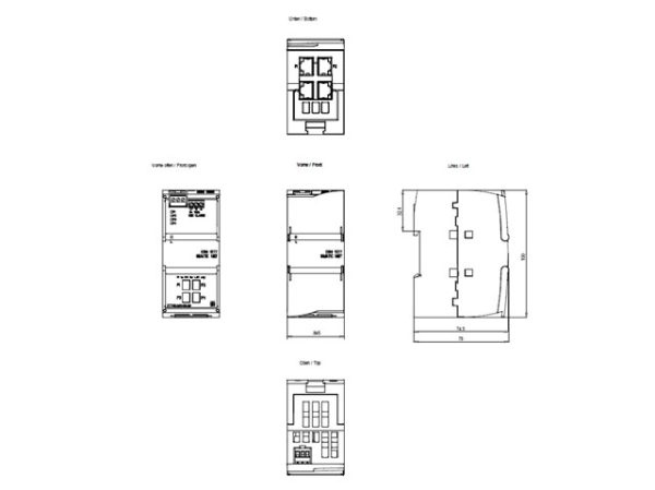 Compact Switch Module CSM 1277 for connecting SIMATIC S7-1200 6GK7277-1AA10-0AA0