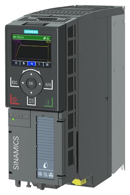 SINAMICS G120X, công suất 0,75KW. Không Màn hình, không lọc, MODBUS RTU, BACnet MS/TP,USS 6SL3220-1YE10-0UB0