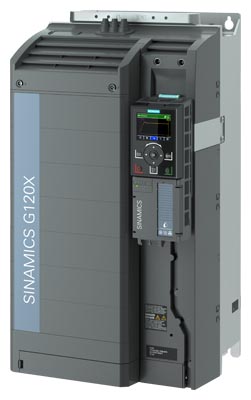 SINAMICS G120X, công suất 45KW. Không Màn hình, không lọc, MODBUS RTU, BACnet MS/TP,USS 6SL3220-1YE38-0UB0