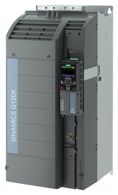 SINAMICS G120X, công suất 75KW. Không Màn hình, không lọc, MODBUS RTU, BACnet MS/TP,USS 6SL3220-1YE42-0UB0