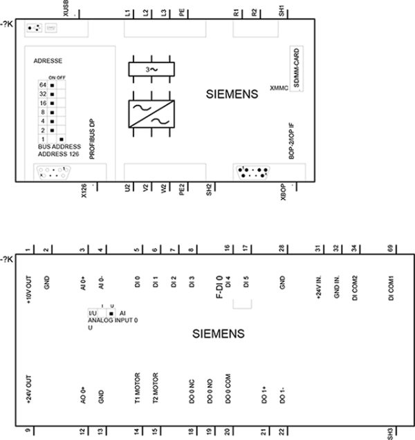 SINAMICS G120C, công suất 2,2KW, Không có lọc, Profinet, Ethernet/IP 6SL3210-1KE15-8UF2