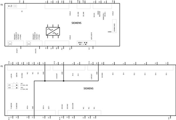 SINAMICS G120C, công suất 22KW, Không có lọc, Profinet, Ethernet/IP 6SL3210-1KE24-4UF1
