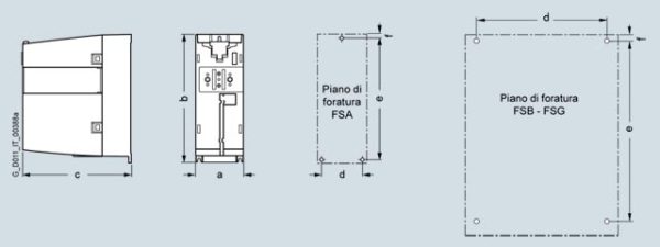 Mô-đun nguồn SINAMICS PM240-2 với bộ lọc Class A, 200-240 V 1 / 3AC + 10 / -10% 47-63Hz,: Công suất 0,37kW 6SL3210-1PB13-0AL0
